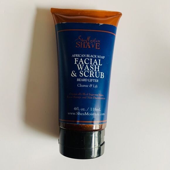 SheaMoisture African Black Soap Facial Wash Scrub - Picture 1 of 4